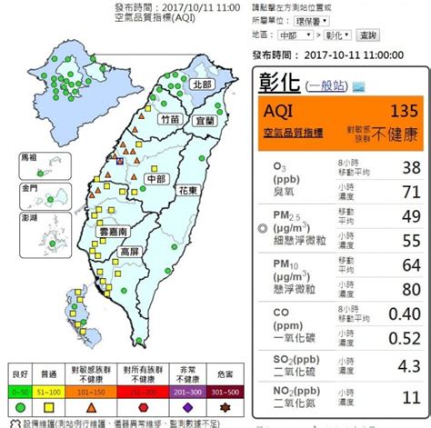 空氣好的地方|台灣空氣污染：實時空氣質量指數地圖